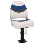 vidaXL Set cu scaun pentru barcă, pliabil, 2 piese, spătar înalt vidaXL Set cu scaun pentru barcă, pliabil, 2 piese, spătar înalt