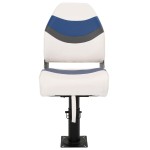 vidaXL Set cu scaun pentru barcă, pliabil, 2 piese, spătar înalt vidaXL Set cu scaun pentru barcă, pliabil, 2 piese, spătar înalt
