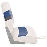 vidaXL Scaune pliabile pentru barcă 2 buc. cu spătar înalt 44x38x55 cm vidaXL Scaune pliabile pentru barcă 2 buc. cu spătar înalt 44x38x55 cm