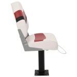 vidaXL Set cu scaun pentru barcă, pliabil, 2 piese, spătar înalt vidaXL Set cu scaun pentru barcă, pliabil, 2 piese, spătar înalt