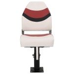 vidaXL Set cu scaun pentru barcă, pliabil, 2 piese, spătar înalt vidaXL Set cu scaun pentru barcă, pliabil, 2 piese, spătar înalt