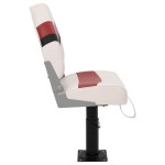 vidaXL Set cu scaun pentru barcă, pliabil, 2 piese, spătar înalt vidaXL Set cu scaun pentru barcă, pliabil, 2 piese, spătar înalt