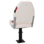 vidaXL Set cu scaun pentru barcă, pliabil, 2 piese, spătar înalt vidaXL Set cu scaun pentru barcă, pliabil, 2 piese, spătar înalt