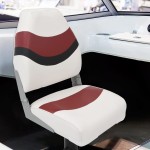 vidaXL Scaune pliabile pentru barcă 2 buc. cu spătar înalt 44x38x55 cm vidaXL Scaune pliabile pentru barcă 2 buc. cu spătar înalt 44x38x55 cm
