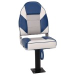vidaXL Set cu scaun pentru barcă, pliabil, 2 piese, spătar înalt vidaXL Set cu scaun pentru barcă, pliabil, 2 piese, spătar înalt