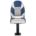 vidaXL Set cu scaun pentru barcă, pliabil, 2 piese, spătar înalt vidaXL Set cu scaun pentru barcă, pliabil, 2 piese, spătar înalt