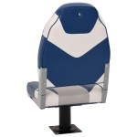vidaXL Set cu scaun pentru barcă, pliabil, 4 piese, spătar înalt vidaXL Set cu scaun pentru barcă, pliabil, 4 piese, spătar înalt