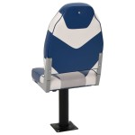vidaXL Set cu scaun pentru barcă, pliabil, 4 piese, spătar înalt vidaXL Set cu scaun pentru barcă, pliabil, 4 piese, spătar înalt