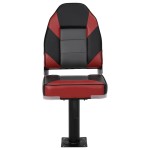 vidaXL Set cu scaun pentru barcă, pliabil, 2 piese, spătar înalt vidaXL Set cu scaun pentru barcă, pliabil, 2 piese, spătar înalt