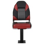 vidaXL Set cu scaun pentru barcă, pliabil, 4 piese, spătar înalt vidaXL Set cu scaun pentru barcă, pliabil, 4 piese, spătar înalt