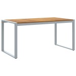vidaXL Set de dining pentru grădină din 7 piese, din lemn solid de acacia și metal vidaXL Set de dining pentru grădină din 7 piese, din lemn solid de acacia și metal