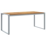 vidaXL Set de dining pentru grădină 7 piese din lemn solid de acacia și metal vidaXL Set de dining pentru grădină 7 piese din lemn solid de acacia și metal