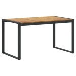 vidaXL Set de dining pentru grădină cu 7 piese din lemn masiv de acacia și metal vidaXL Set de dining pentru grădină cu 7 piese din lemn masiv de acacia și metal