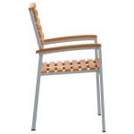 vidaXL Scaun pentru Grădină 6 pcs Maro 56 x 57 x 87cm vidaXL Scaun pentru Grădină 6 pcs Maro 56 x 57 x 87cm