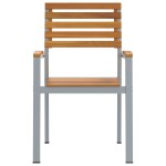 vidaXL Scaun pentru Grădină 8 pcs Maro 56 x 57 x 87cm vidaXL Scaun pentru Grădină 8 pcs Maro 56 x 57 x 87cm