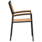 vidaXL Scaun pentru Grădină 6 pcs Maro 56 x 57 x 87cm vidaXL Scaun pentru Grădină 6 pcs Maro 56 x 57 x 87cm