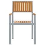 vidaXL Scaun pentru Grădină 6 pcs Maro 56 x 57 x 87cm vidaXL Scaun pentru Grădină 6 pcs Maro 56 x 57 x 87cm