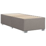 vidaXL Cadru de pat fără saltea Taupe 80x200 cm țesătură