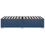 vidaXL Cadru de pat fără saltea țesătură albastră 80x200 cm