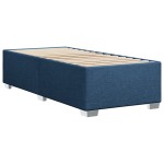 vidaXL Cadru de pat fără saltea țesătură albastră 80x200 cm