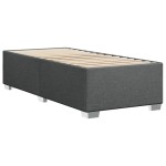 vidaXL Cadru de pat fără saltea, gri închis, 90x190 cm, textil vidaXL Cadru de pat fără saltea, gri închis, 90x190 cm, textil
