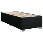 vidaXL Cadru de pat fără saltea țesătură neagră 90x190 cm vidaXL Cadru de pat fără saltea țesătură neagră 90x190 cm