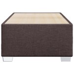 vidaXL Cadru de pat fără saltea, maro închis, 90x190 cm, textil vidaXL Cadru de pat fără saltea, maro închis, 90x190 cm, textil