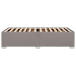 vidaXL Cadru de pat fără saltea Taupe 90x190 cm Stofa