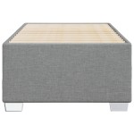 vidaXL Cadru de pat fără saltea, gri deschis, 90x200 cm, textil