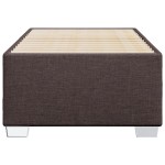 vidaXL Cadru de pat fără saltea, maro închis, 90x200 cm, textil vidaXL Cadru de pat fără saltea, maro închis, 90x200 cm, textil
