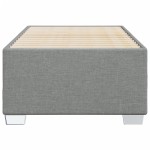 vidaXL Cadru de pat fără saltea, gri deschis, 100x200 cm, textil