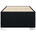 vidaXL Cadru de pat fără saltea, negru, 100x200 cm, textil