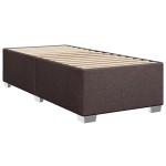 vidaXL Cadru de pat fără saltea, maro închis, 100x200 cm, textil vidaXL Cadru de pat fără saltea, maro închis, 100x200 cm, textil
