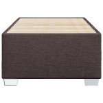 vidaXL Cadru de pat fără saltea, maro închis, 100x200 cm, textil vidaXL Cadru de pat fără saltea, maro închis, 100x200 cm, textil