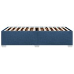 vidaXL Cadru de pat fără saltea țesătură albastră 100x200 cm