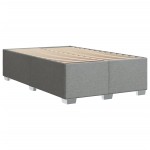 vidaXL Cadru de pat fără saltea țesătură gri deschis 120x190 cm