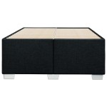 vidaXL Cadru de pat fără saltea Negru 120x190 cm țesătură