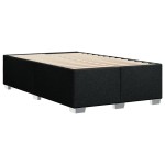 vidaXL Cadru de pat fără saltea Negru 120x190 cm țesătură