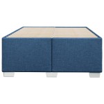 vidaXL Cadru de pat fără saltea Albastru 120x190 cm țesătură