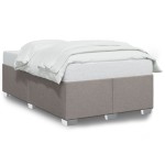 vidaXL Cadru de pat fără saltea, gri taupe, 120x200 cm, textil vidaXL Cadru de pat fără saltea, gri taupe, 120x200 cm, textil