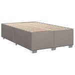 vidaXL Cadru de pat fără saltea, gri taupe, 120x200 cm, textil vidaXL Cadru de pat fără saltea, gri taupe, 120x200 cm, textil