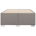 vidaXL Cadru de pat fără saltea, gri taupe, 120x200 cm, textil vidaXL Cadru de pat fără saltea, gri taupe, 120x200 cm, textil