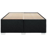 vidaXL Cadru de pat fără saltea, negru, 140x190 cm, textil vidaXL Cadru de pat fără saltea, negru, 140x190 cm, textil