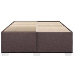 vidaXL Cadru de pat fără saltea, maro închis, 140x200 cm, textil vidaXL Cadru de pat fără saltea, maro închis, 140x200 cm, textil