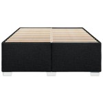 vidaXL Cadru de pat fără saltea, negru, 140x200 cm, textil vidaXL Cadru de pat fără saltea, negru, 140x200 cm, textil
