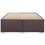 vidaXL Cadru de pat fără saltea, maro închis, 140x200 cm, textil vidaXL Cadru de pat fără saltea, maro închis, 140x200 cm, textil