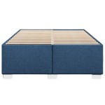 vidaXL Cadru de pat fără saltea, albastru, 140x200 cm, textil