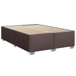 vidaXL Cadru de pat fără saltea, maro închis, 160x200 cm, textil vidaXL Cadru de pat fără saltea, maro închis, 160x200 cm, textil
