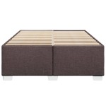 vidaXL Cadru de pat fără saltea, maro închis, 160x200 cm, textil vidaXL Cadru de pat fără saltea, maro închis, 160x200 cm, textil