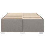 vidaXL Cadru de pat fără saltea, gri taupe, 160x200 cm, textil vidaXL Cadru de pat fără saltea, gri taupe, 160x200 cm, textil